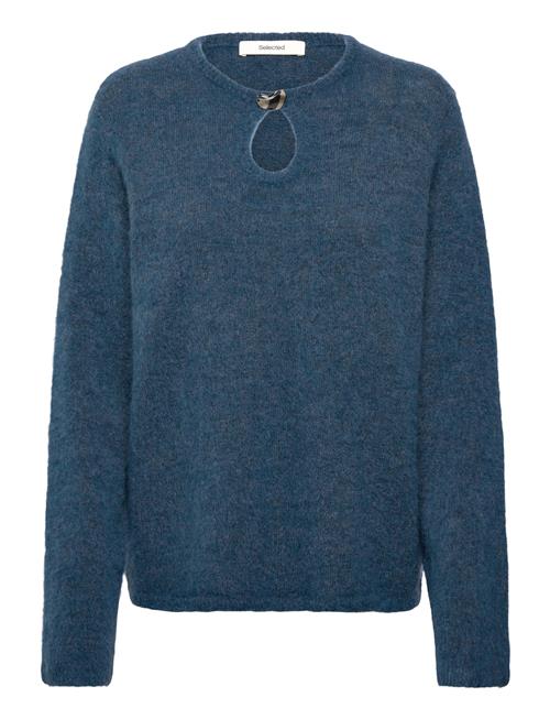 Selected | Slflulu Brushed Ls Knit Keyhole O-Neck | S