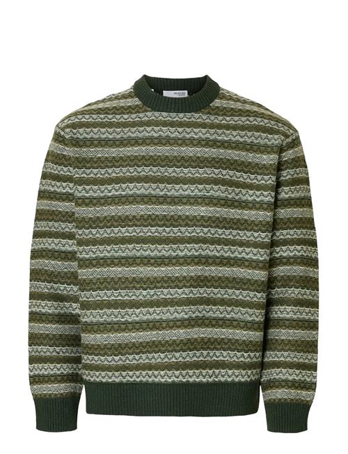Selected | Slhrevy Ls Knit Relaxed Jac Crew Neck | S