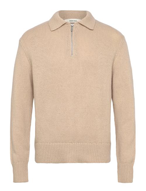 Selected | Slhcody Ls Knit Relaxed Half Zip Polo | M
