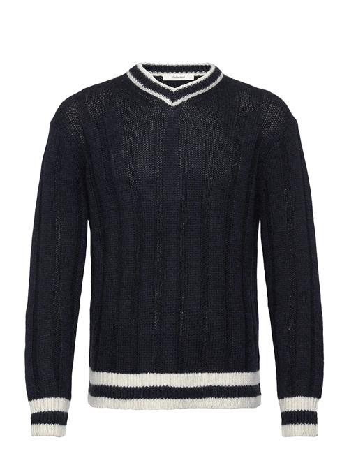 Selected | Slhroy Ls Knit Relaxed Rib V-Neck | XXL