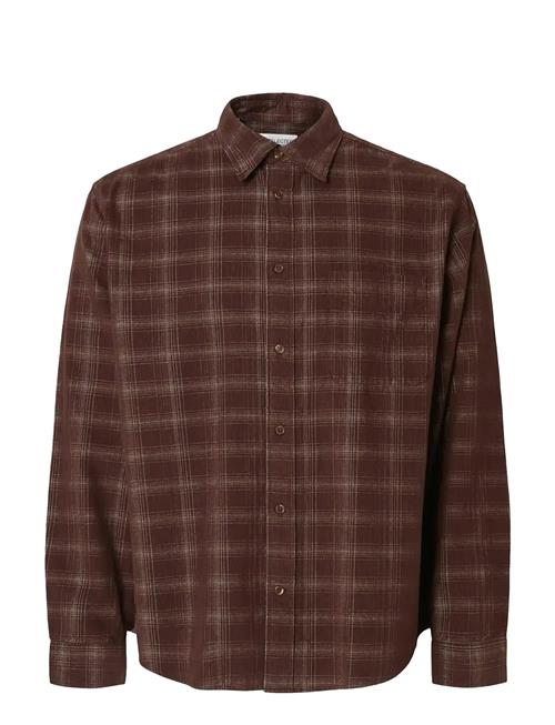 Selected | Slmregclaus Cord Yd Check Ls Shirt | M