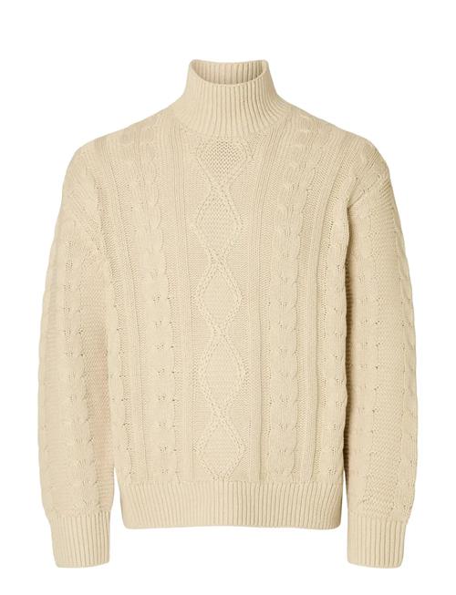 Selected | Slhuffe Ls Knit Relaxed Cable High Neck | XXL