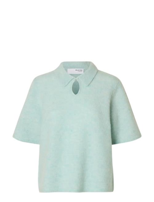 Selected | Slfsia Ras 2/4 Knit Key Hole Collar Neck | XS