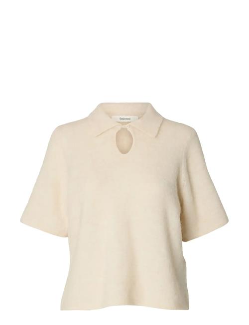 Selected | Slfsia Ras 2/4 Knit Key Hole Collar Neck | XS