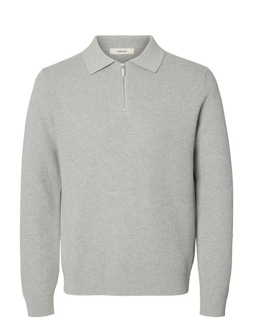 Selected | Slhdane Ls Knit Struc Half Zip Polo Noos | XXL