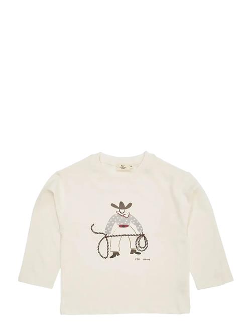 Copenhagen Colors | Ls T-Shirt W. Cowboy Print+Emb. | 140