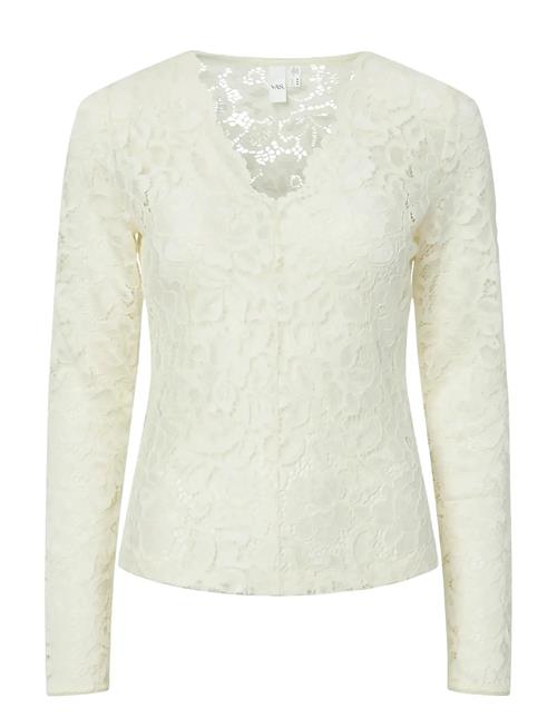 YAS | Yaslacey Ls V-Neck Lace Top S. Noos | L