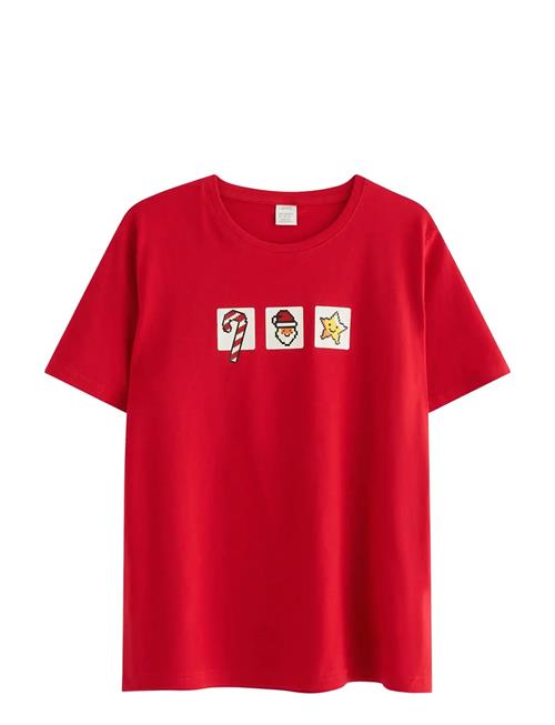 Lindex | T Shirt Christmas Print | 128