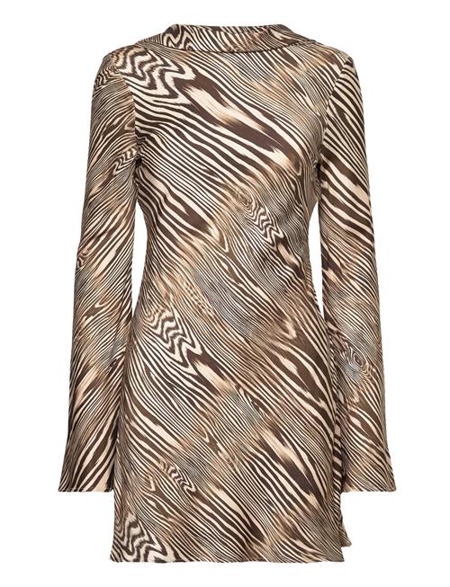 Malina | Cezanne Low Back Satin Mini Dress | 42