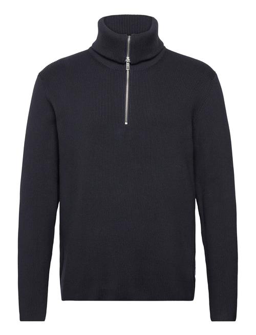 Lindbergh | Half Zip Rib Knit W. Oversized Col | M