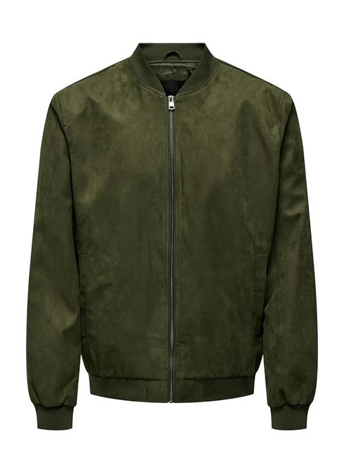 ONLY & SONS | Onslucas Fake Suede Bomber Otw Noos | S