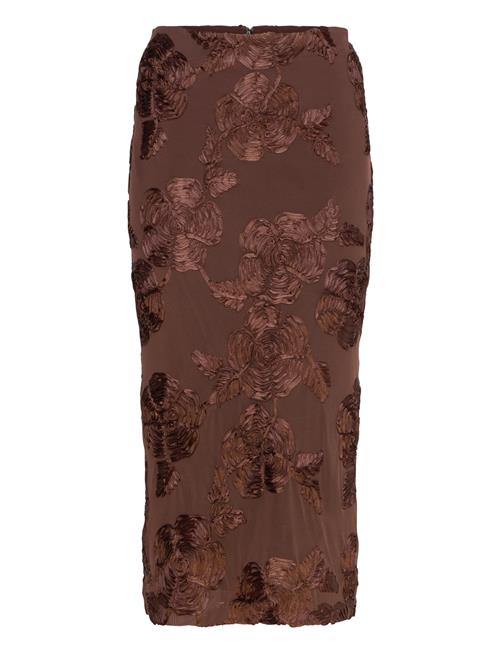 ROTATE | Flower Mesh Pencil Skirt | 38