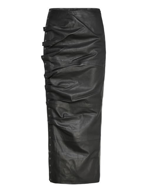 ROTATE | Midi Leather Skirt | 42