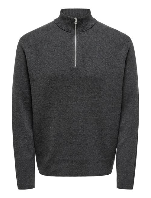 ONLY & SONS | Onsting Life Reg Half Zip Knit Noos | XXL