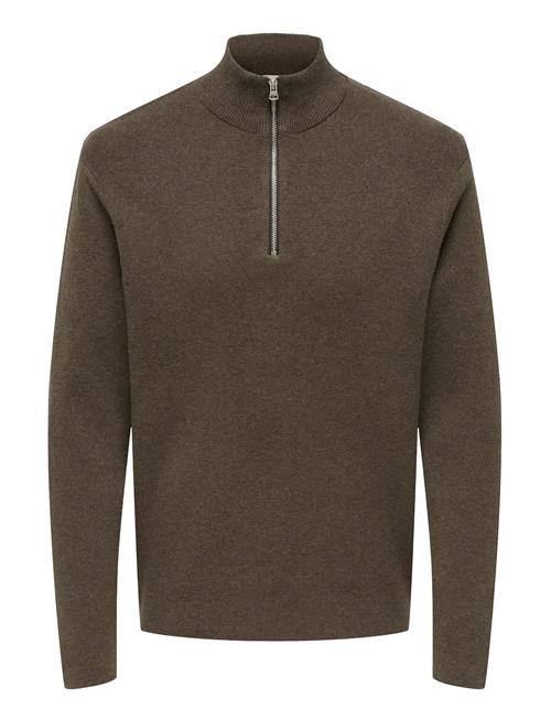 ONLY & SONS | Onsting Life Reg Half Zip Knit Noos | M