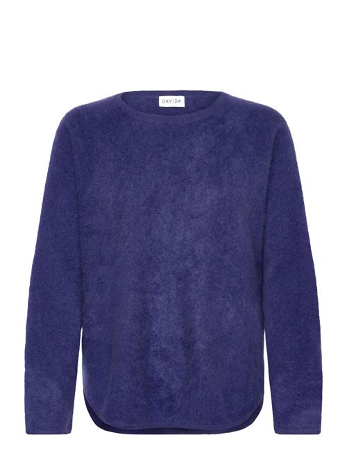 Davida Cashmere | Brushed Curved Sweater | M