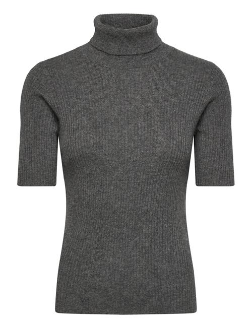 Davida Cashmere | Turtleneck Rib T-Shirt | M