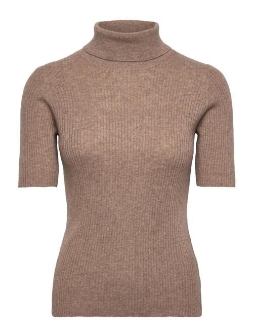 Davida Cashmere | Turtleneck Rib T-Shirt | M