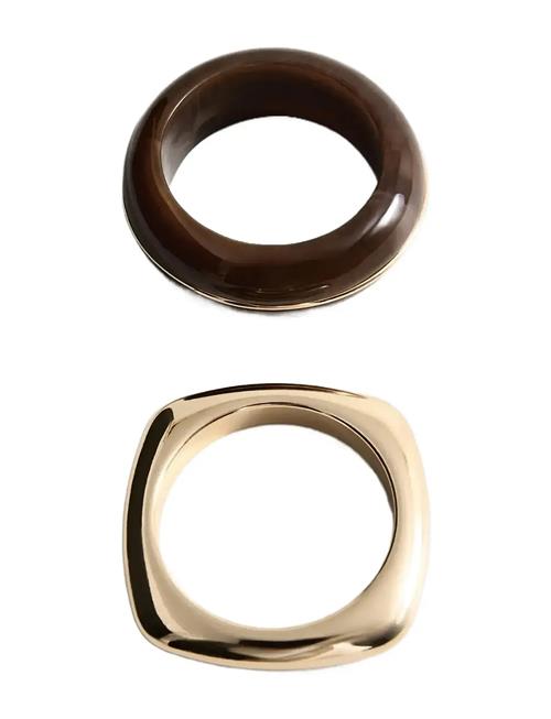 Mango | Pack Of 2 Rigid Bracelets | ONE SIZE