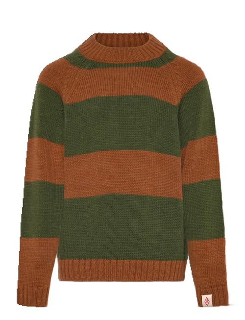 THE ANIMALS OBSERVATORY | Stripes Brown Boxfish Sweater | 8 Y