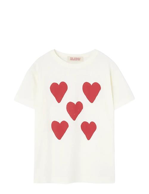 THE ANIMALS OBSERVATORY | Hearts White Rooster T-Shirt | 12 Y