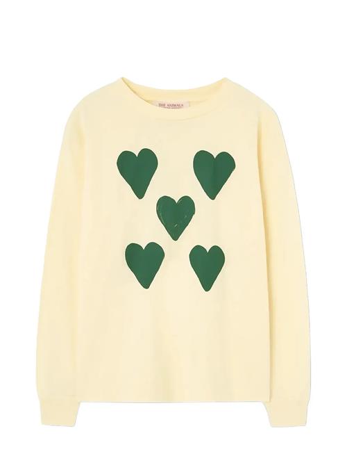 THE ANIMALS OBSERVATORY | Hearts Yellow Dof Lonf Sleeve T-Shirt | 14 Y