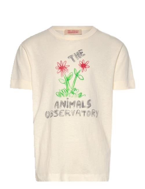 THE ANIMALS OBSERVATORY | Flowers White Rooster T-Shirt | 8 Y