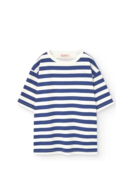 THE ANIMALS OBSERVATORY | Stripes Navy Collie T-Shirt | 14 Y