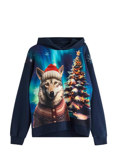 Lindex | Sweatshirt Hood Christmas Ai | 128