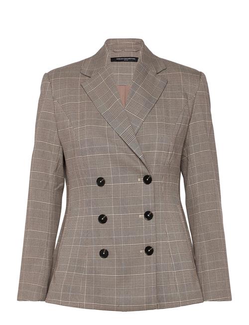 French Connection | Chester Check Cinched Blazer | 36