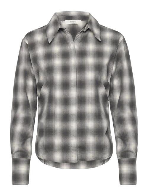 Selected | Slfmaya Slim Ls Checked Shirt Ex | 36