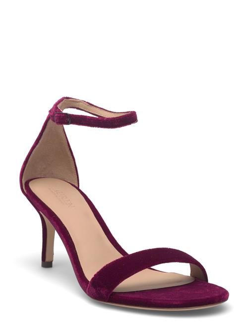 Lauren Ralph Lauren | Allie Mid-Heel Velvet Sandal | 41