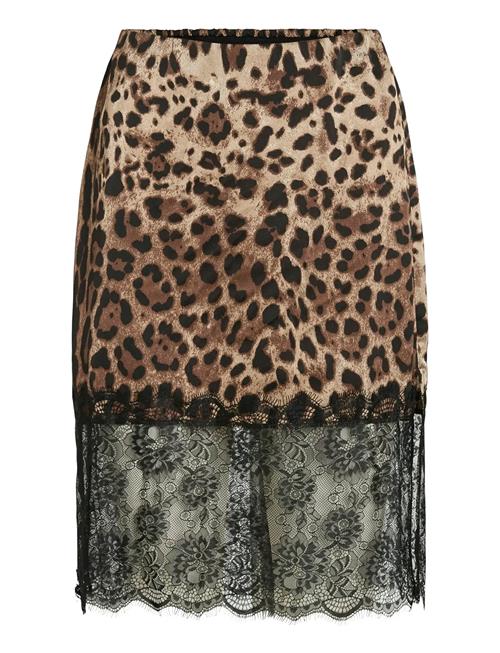 NOISY MAY | Nminferno Mw Short Satin Lace Skirt | S