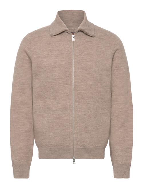 Morris | Cork Knitted Zip Jacket | M