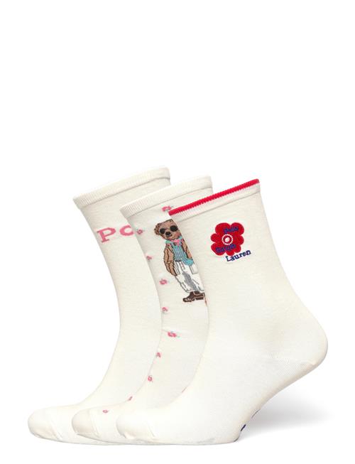 Polo Ralph Lauren | Polo Bear & Floral Crew 3-Sock Gift Set | 38-42