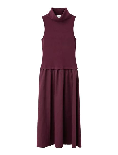 Mango | Dress With Combined Funnel Neck | L