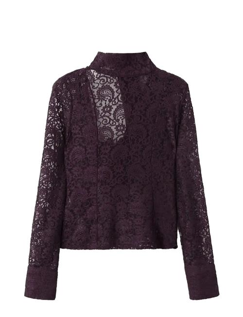 Mango | Lace Shirt With Scarf | M
