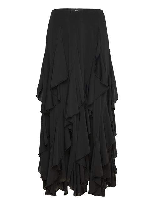 Mango | Asymmetrical Ruffled Skirt | L