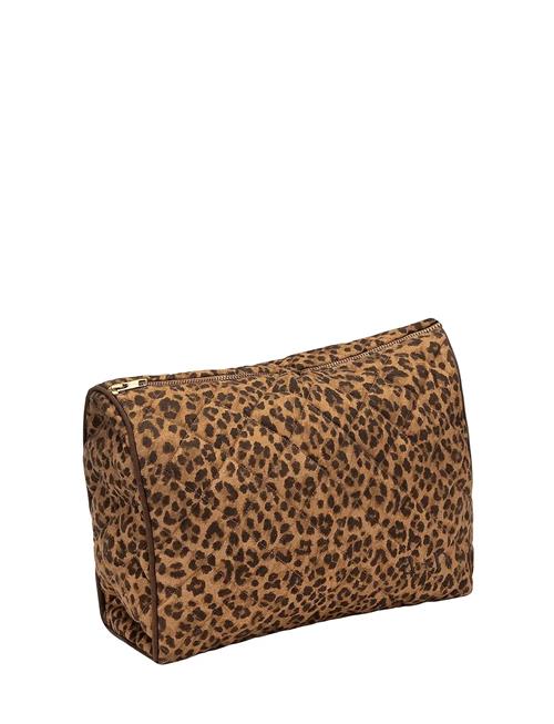 Anna + Nina | Leopard Quilted Wash Bag | 30X30X10CM