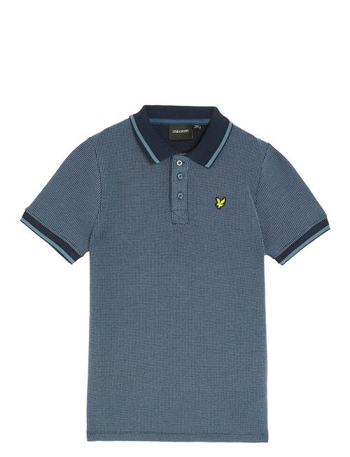 Lyle & Scott | Two Tone Waffle Polo Shirt | 140-146
