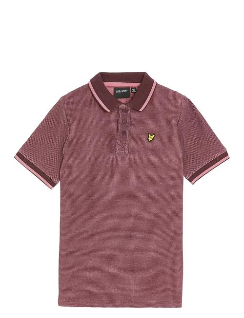 Lyle & Scott | Two Tone Waffle Polo Shirt | 10-11
