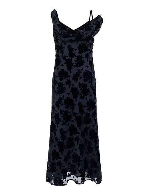 French Connection | Kara Burnout Twisted Midi Dres | 40