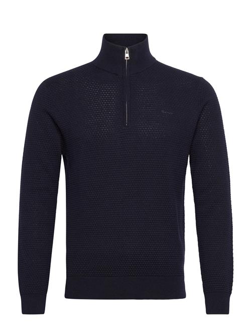 GANT | Textured Cotton Merino Half Zip | XXL