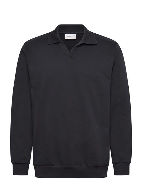 Lindbergh | Sweat V-Neck Polo L/S | S
