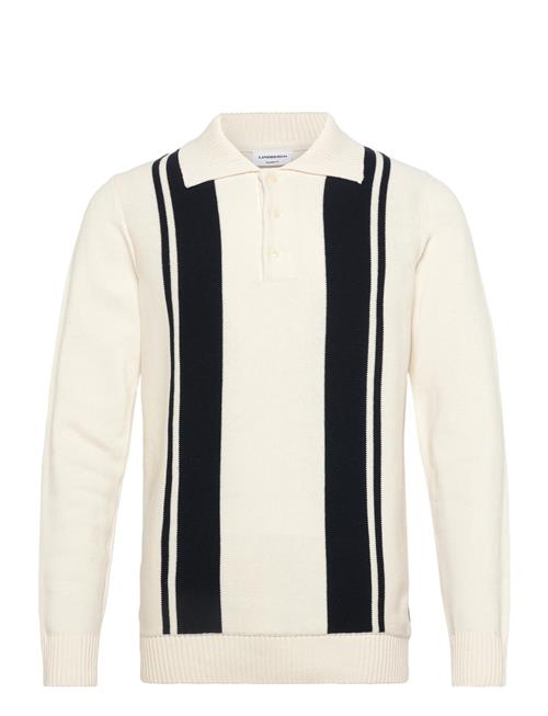 Lindbergh | Knitted Block Stripe L/S Polo | L
