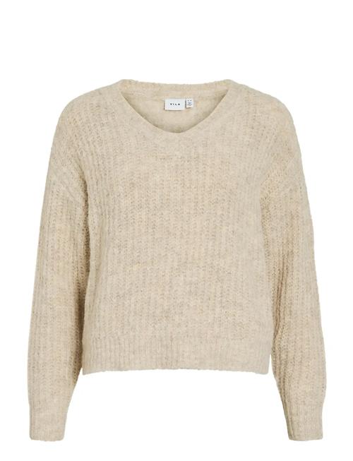 Vila | Vilampe V-Neck L/S Knit Top-Noos | L