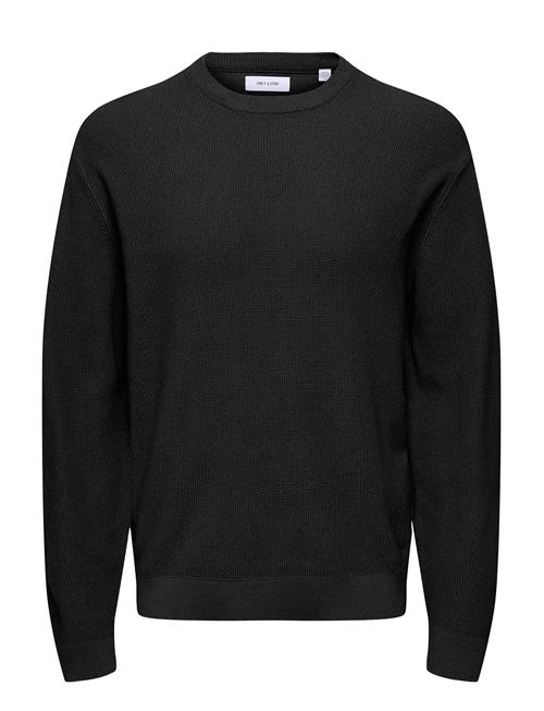ONLY & SONS | Onstony Rlx 12 Ls Waffle Crew Knit Noos | XL