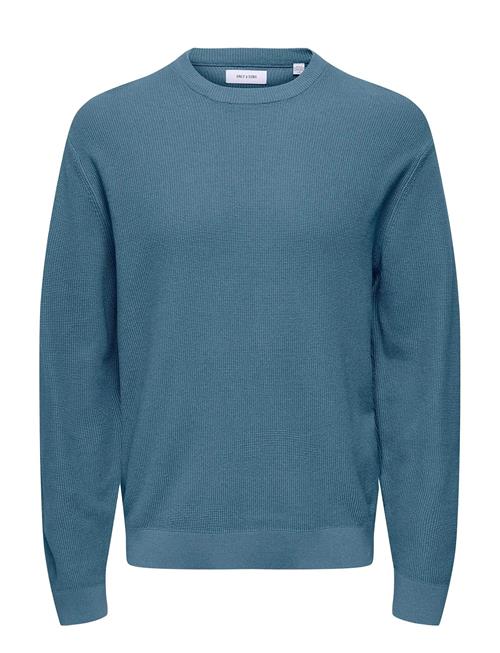 ONLY & SONS | Onstony Rlx 12 Ls Waffle Crew Knit Noos | XL