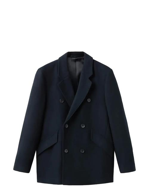Mango | Double-Breasted Wool-Blend Coat | XXL