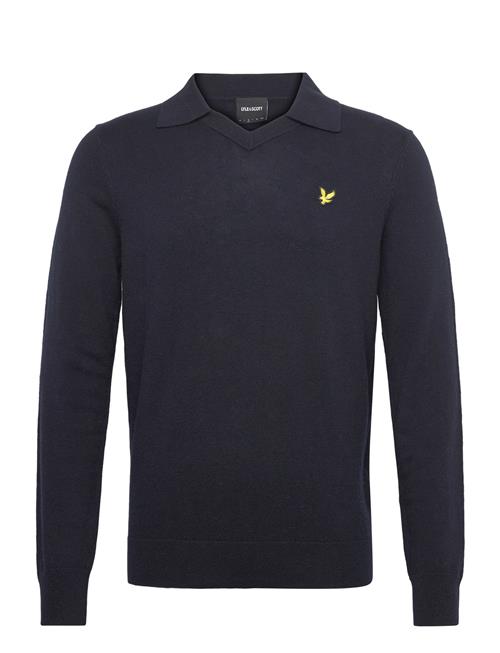 Lyle & Scott | Cotton Merino Football Collar Jumper | S